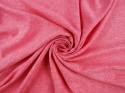 tkanina z lnem w kolorze różowym melanżowym