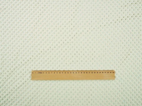 bawełniana siatka ażurowa w kolorze śmietanowym