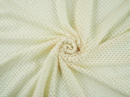 bawełniana siatka ażurowa w kolorze śmietanowym