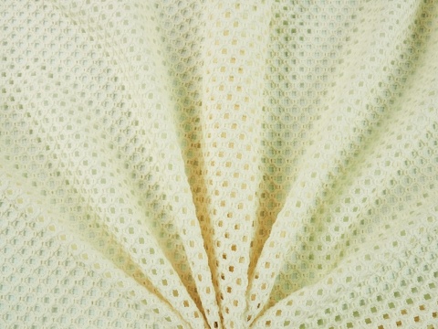 bawełniana siatka ażurowa w kolorze śmietanowym