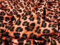 wiskoza w pomarańczową panterkę