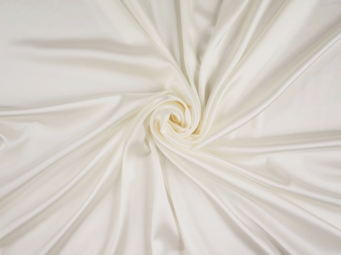 jedwab elastyczny mleczna biel