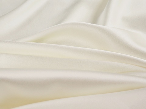 jedwab elastyczny mleczna biel