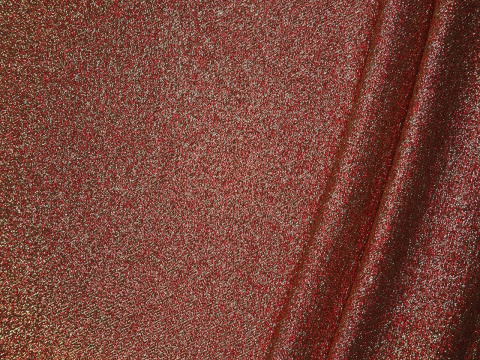 Jedwab lurex - Morelowe złoto Jedwab lurex - Morelowe złoto