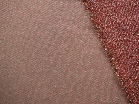Jedwab lurex - Morelowe złoto Jedwab lurex - Morelowe złoto