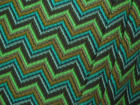 Wełna Missoni - Odcienie zieleni zygzak (cieńsza) Wełna Missoni - Odcienie zieleni zygzak (cieńsza)