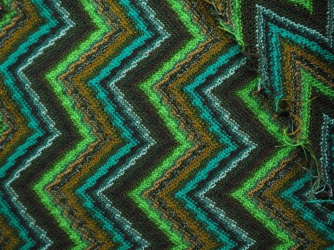 Wełna Missoni - Odcienie zieleni zygzak (cieńsza) Wełna Missoni - Odcienie zieleni zygzak (cieńsza)