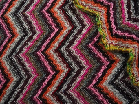 Wełna Missoni - Szaro-różowy zygzak Wełna Missoni - Szaro-różowy zygzak