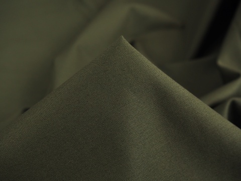 Bawełna elastyczna premium - Ciemna oliwka