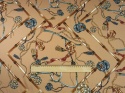 naturalny jedwab satyna we wzor w stylu gucci paski florentine