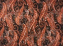 satyna wiskozowa elastyczna w orientalny wzor paisley florentine