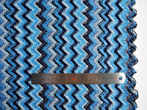 Wełna Missoni - Niebiesko-granatowy zygzak Wełna Missoni - Niebiesko-granatowy zygzak