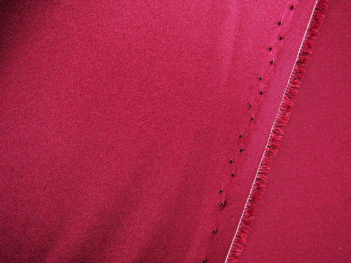 Jedwab elastyczny Alta Moda - Wino jasne bordo Jedwab elastyczny Alta Moda - Wino jasne bordo