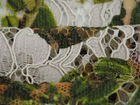 Koronka sygnowana - Figi na bieli Koronka sygnowana - Figi na bieli