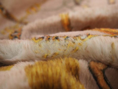 Sztuczne futro - Wzory myśliwskie morela Sztuczne futro - Wzory myśliwskie morela