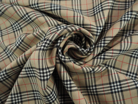 Wełna Burberry - Klasyczna krata Wełna Burberry - Klasyczna krata