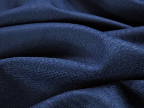 Wełna double face - Granat denim Wełna double face - Granat denim