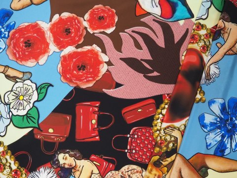 Jedwab - Pin-up i torebki Jedwab - Pin-up i torebki