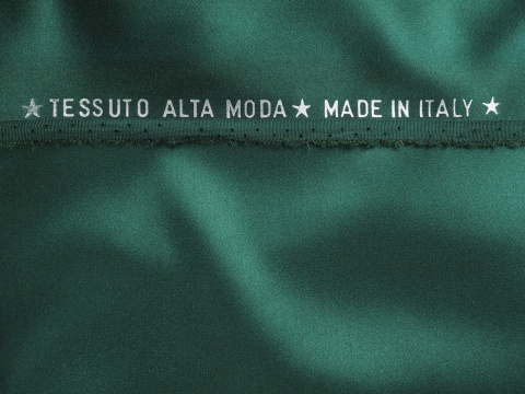 Jedwab elastyczny Alta Moda - Ciemny szmaragd Jedwab elastyczny Alta Moda - Ciemny szmaragd