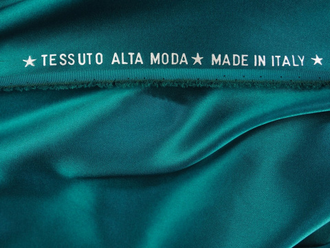 Jedwab elastyczny Alta Moda - Morski niebieski Jedwab elastyczny Alta Moda - Morski niebieski