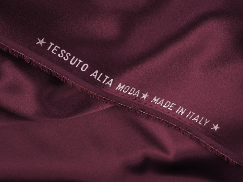 Jedwab elastyczny Alta Moda - Bordo z fioletem Jedwab elastyczny Alta Moda - Bordo z fioletem