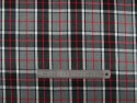 Wełna - Czarno-biała krata tartan Wełna - Czarno-biała krata tartan