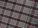 Wełna - Czarno-biała krata tartan Wełna - Czarno-biała krata tartan