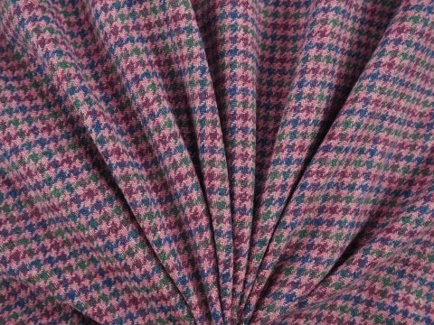 Wełna garsonkowa - Różowa pepitka Wełna garsonkowa - Różowa pepitka