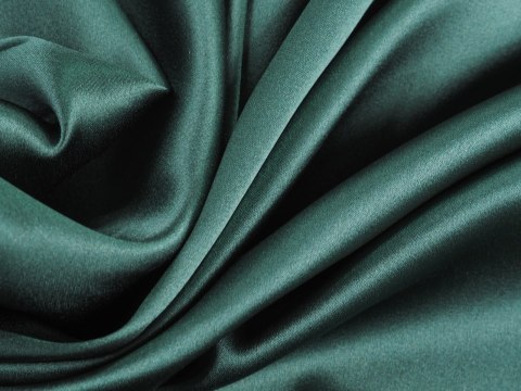 Jedwab elastyczny - Zieleń butelkowa - kupon 1.5 Jedwab elastyczny - Zieleń butelkowa - kupon 1.5