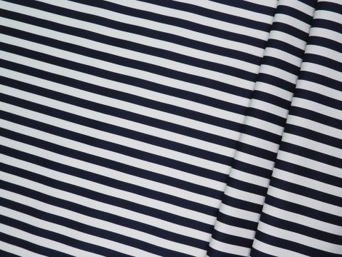 Bawełna elastyczna - Czarne paski Bawełna elastyczna - Czarne paski