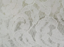 Koronka wiskozowa - Ornamenty śmietankowa biel Koronka wiskozowa - Ornamenty śmietankowa biel