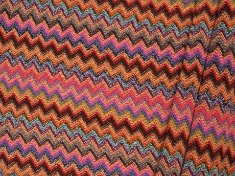 Wełna Missoni - Morelowo-różowy zygzak Wełna Missoni - Morelowo-różowy zygzak