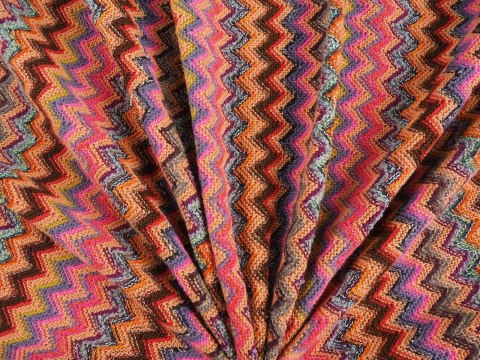 Wełna Missoni - Morelowo-różowy zygzak Wełna Missoni - Morelowo-różowy zygzak
