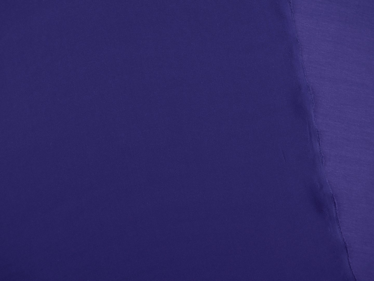 Jedwab szyfon - Zgaszony niebieski