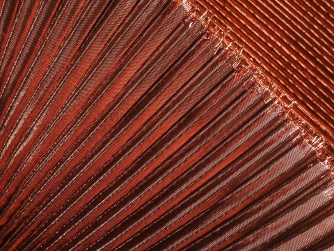 Lurex plisowany - Miedź Lurex plisowany - Miedź