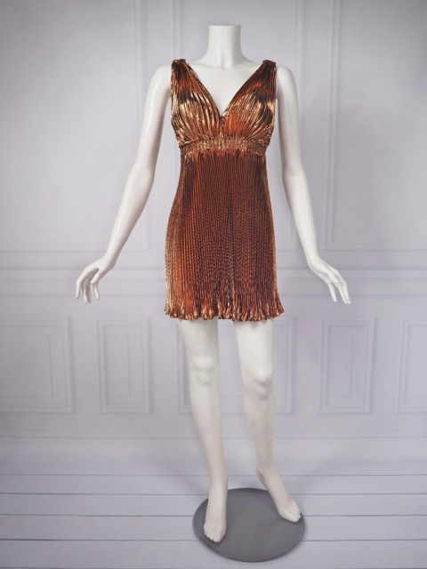 Lurex plisowany - Miedź Lurex plisowany - Miedź