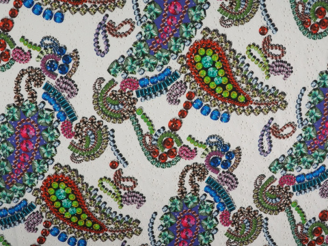 Bawełna ażurowa - Klejnoty paisley Bawełna ażurowa - Klejnoty paisley