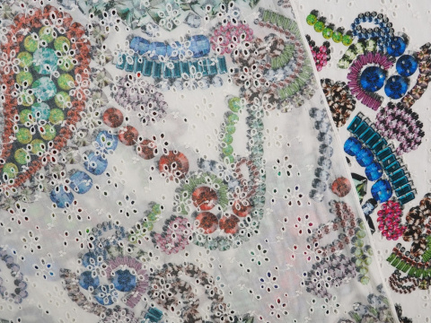 Bawełna ażurowa - Klejnoty paisley Bawełna ażurowa - Klejnoty paisley