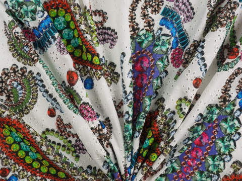 Bawełna ażurowa - Klejnoty paisley Bawełna ażurowa - Klejnoty paisley
