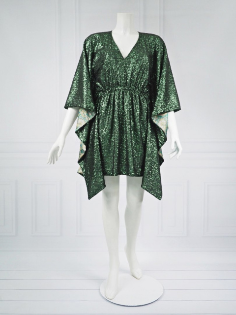 Sukienka cekinowa - Dwustronne kimono Sukienka cekinowa - Dwustronne kimono
