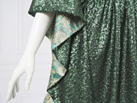Sukienka cekinowa - Dwustronne kimono Sukienka cekinowa - Dwustronne kimono