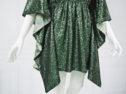 Sukienka cekinowa - Dwustronne kimono Sukienka cekinowa - Dwustronne kimono