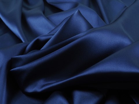 Jedwab elastyczny Alta Moda - Klasyczny granat Jedwab elastyczny Alta Moda - Klasyczny granat