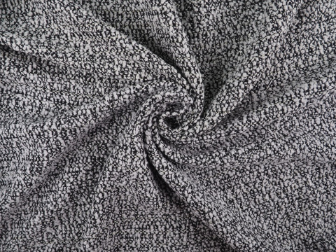 Wełna boucle - Biel i czerń Wełna boucle - Biel i czerń