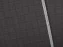 Wełna - Grafit w czarną kratę windowpane Wełna - Grafit w czarną kratę windowpane