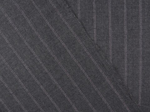 Wełna z kaszmirem - Podwójny różowy prążek na szarości Wełna z kaszmirem - Podwójny różowy prążek na szarości