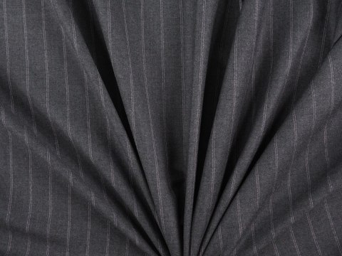 Wełna z kaszmirem - Podwójny różowy prążek na szarości Wełna z kaszmirem - Podwójny różowy prążek na szarości