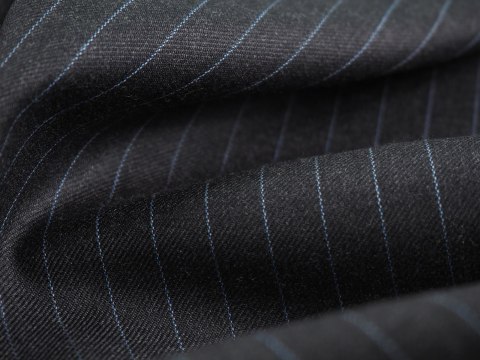Wełna - Szarość z błękitnym prążkiem Wełna - Szarość z błękitnym prążkiem