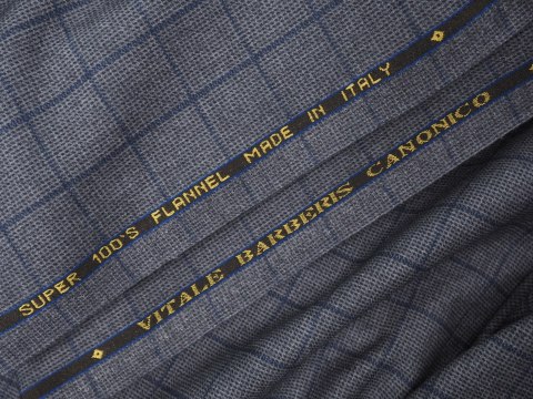 Wełna jagnięca - Dwustronna krata Vitale Barberis Wełna jagnięca - Dwustronna krata Vitale Barberis