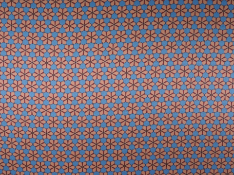 Wełna z jedwabiem - Geometryczne kwiaty Wełna z jedwabiem - Geometryczne kwiaty